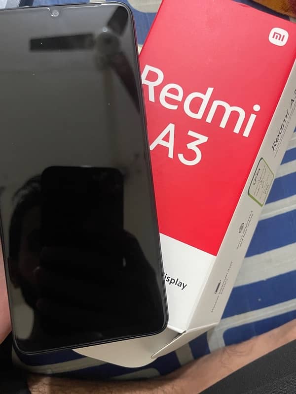 Redmi A3 box pack just open yesterday.  EXCHANGE OFFER AVAILABLE 1