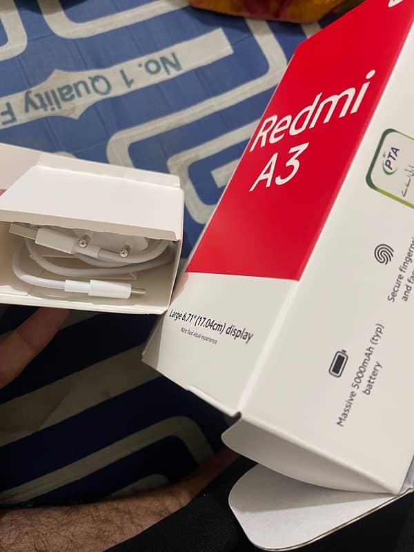 Redmi A3 box pack just open yesterday.  EXCHANGE OFFER AVAILABLE 4