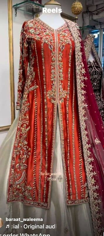 Bridal wear/ Bridal lehnga / Wedding dresses/ Formal dresses 4