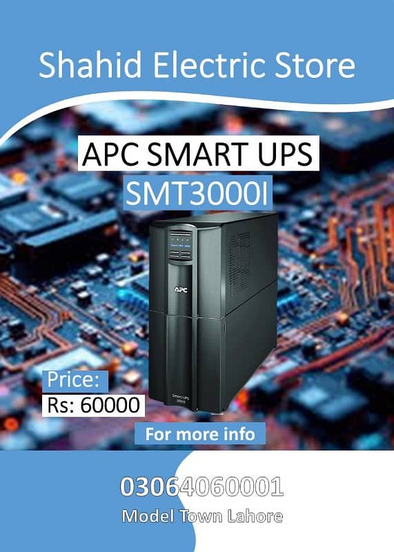 APC SMART UPS 3000VA XL MODEL 5000VA ,10KVA 20KVA 40KVA ALL MODELS 2