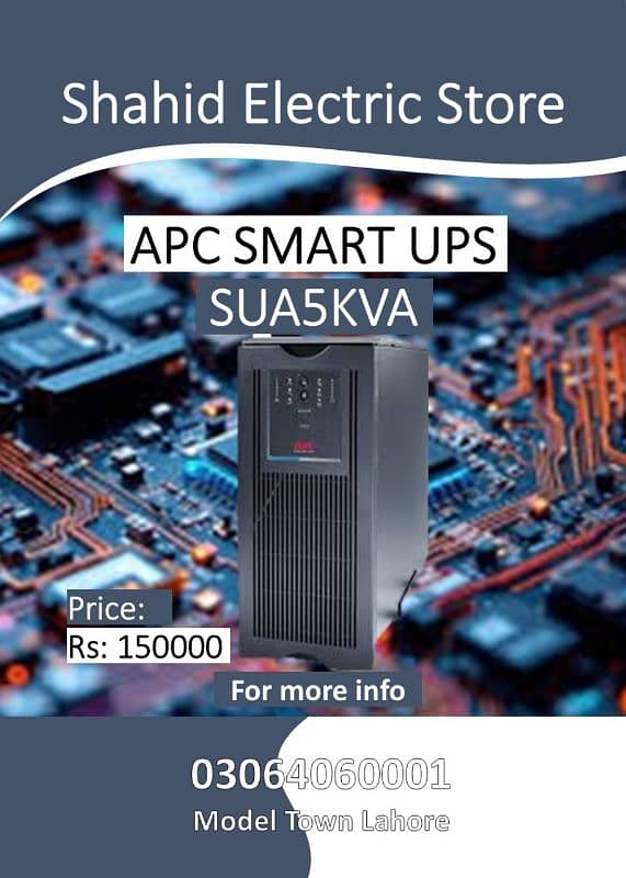 APC SMART UPS 3000VA XL MODEL 5000VA ,10KVA 20KVA 40KVA ALL MODELS 3