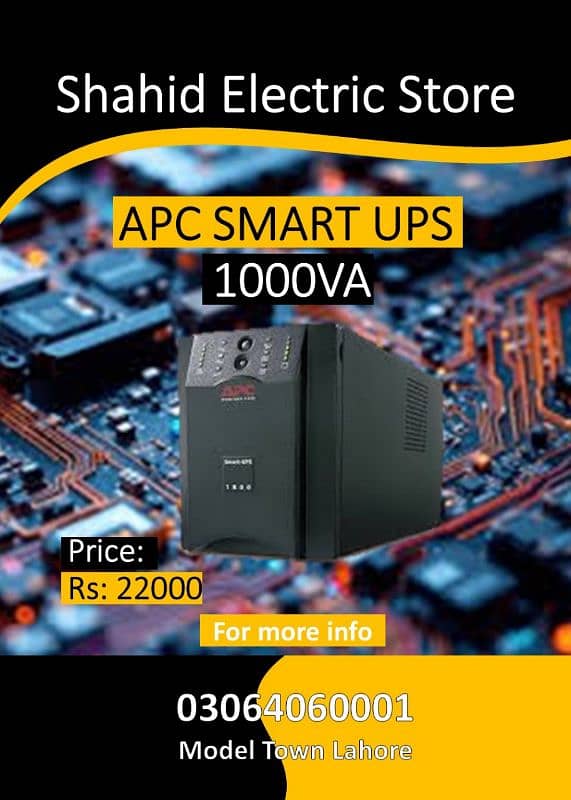 APC SMART UPS 3000VA XL MODEL 5000VA ,10KVA 20KVA 40KVA ALL MODELS 4