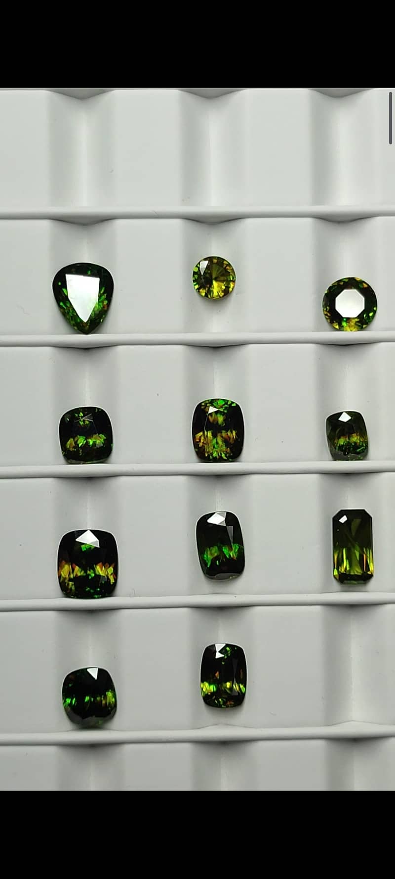 Natural Chrome Sphene 28+ cts 3