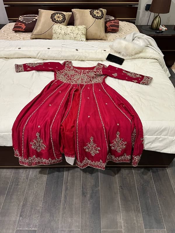 80 gram raw silk complete lehenga set no issue 2 styles no damage 7