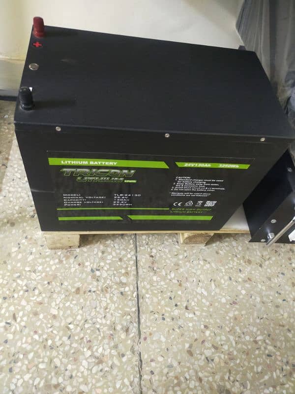 TRICON POWERS LITHIUM BATTERY 24V 130AH 1