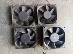 fan DC 12 volt deep throw