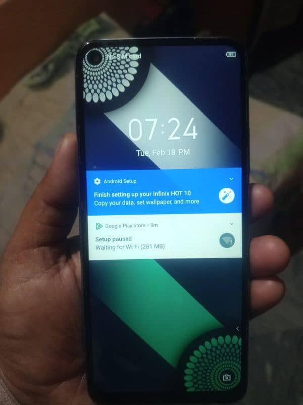 Infinix hot10.4gb 64gb only mobile call+Whatsapp 03074937491 1