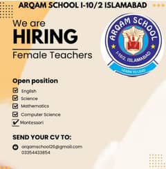 Need Female Teaching Staff