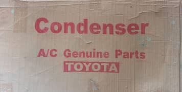 Toyota Yaris 100% original AC condenser