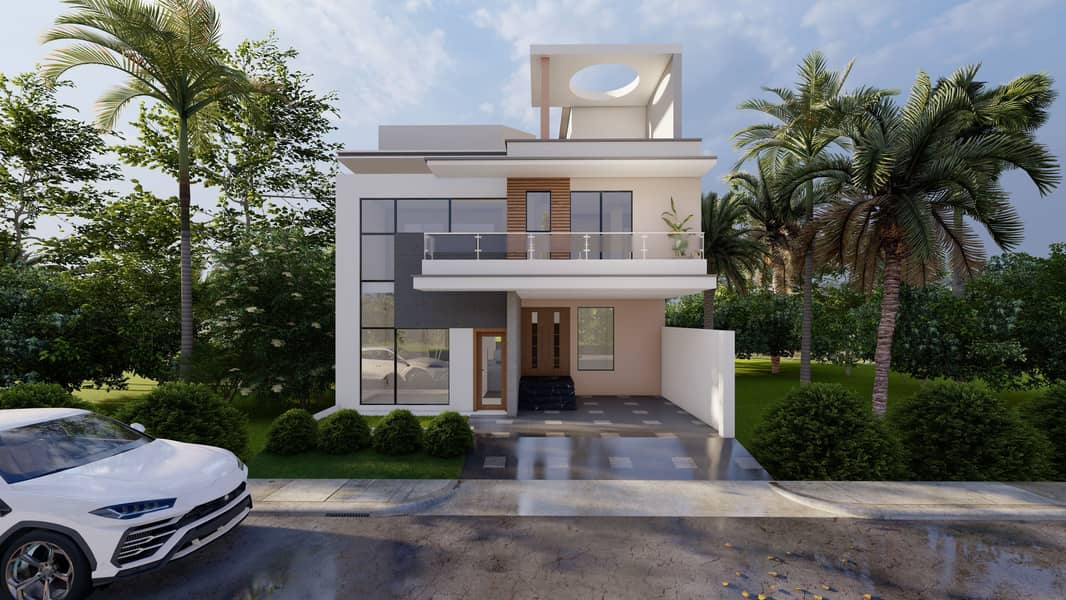 Welcome To Your Dream Home! This Stunning 7 Marla Grey Structure (House) In V-Block, Gulberg Residencia, Is A Masterpiece Of Elegance And Sophistication. 32