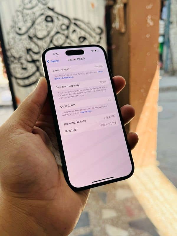 iphone 15 128GB 100 Health 47 Cycle 11