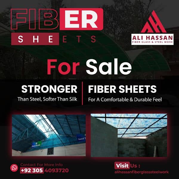 Fiber Glass works/ window shades / sheet shades , fiber shades 0