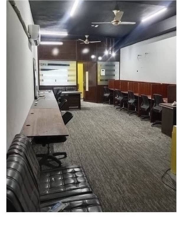 Fully Furnished Office Area 600 Square Feet Office Available For Rent Real Pictures In Gulberg 3 Lahore 3