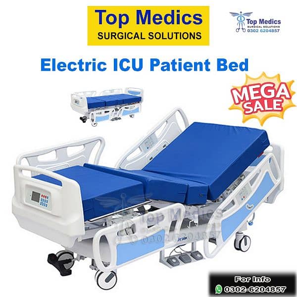 USA imported Hospital Bed Patient Bed Cardiac Bed ICU Bed Medical Bed 2