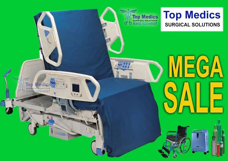 USA imported Hospital Bed Patient Bed Cardiac Bed ICU Bed Medical Bed 3