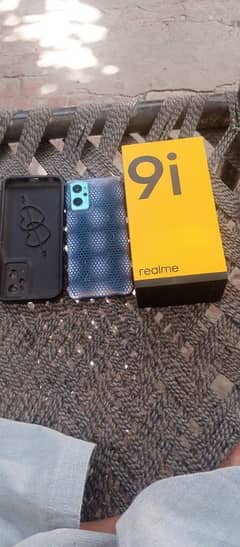 Realme 9i 6+6/128 with box no rapair