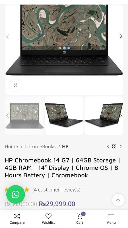 HP Chromebook 14 G7 5