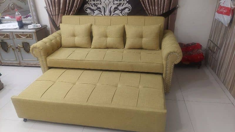 3 Seater Folding Sofa Bed  10 years warranty  Sofabed. pk 1