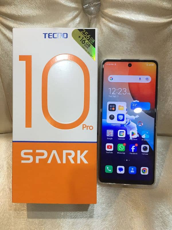 Tecno Spark 10 ProFull Box Full Ok Set Ha No Problem 0