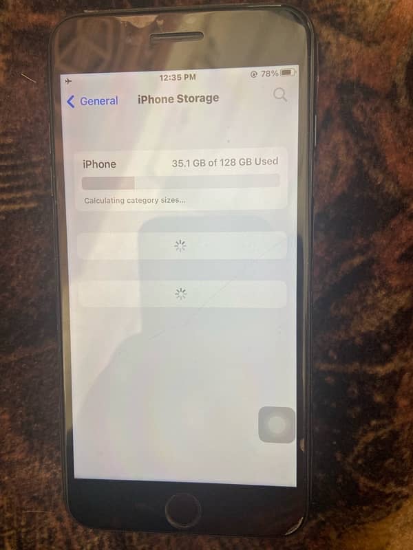 iphone 7 plus / 128 gb / battery health 80 official apple battery/ 8