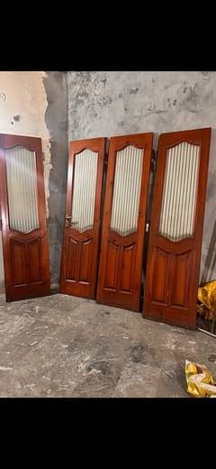 solid engraved kail wood doors