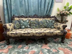 5 seater sofa & table set of 3