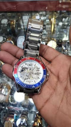 SKYLINE automatic skeleton luxury wrist watch