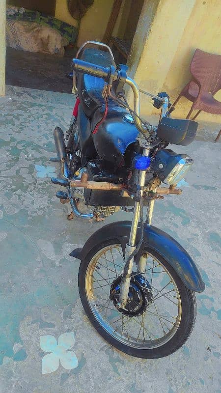 2 in 1 Electric+ petrol Hybrid lithium Bike Speed 50km 1 charge 40km 0