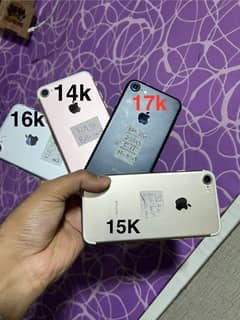 (Iphone 7) 32gb, 128gb and 256gb Non PTA Sim Work & J. V Mix GBs