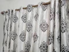 1 pair curtains set.