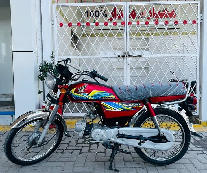 Honda CD70 model 2021 for sale urgently 3