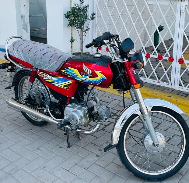 Honda CD70 model 2021 for sale urgently 4