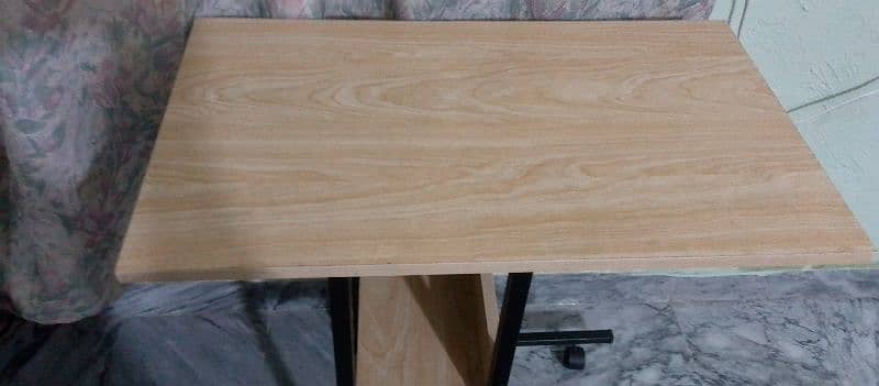 trolley wood study table 1