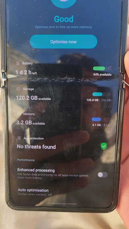 Samsung Z flip 8gb 256gb pta proof 5