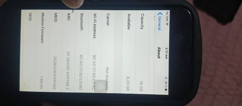 I phone 16gb non pta battery health 78 all orignal 0