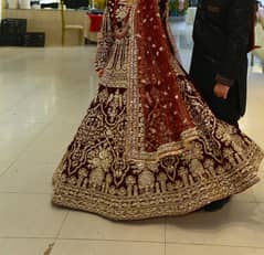 MNR Bridal velvet Lehnga Choli