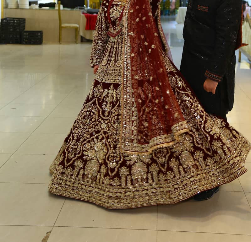 MNR Bridal velvet Lehnga Choli 0