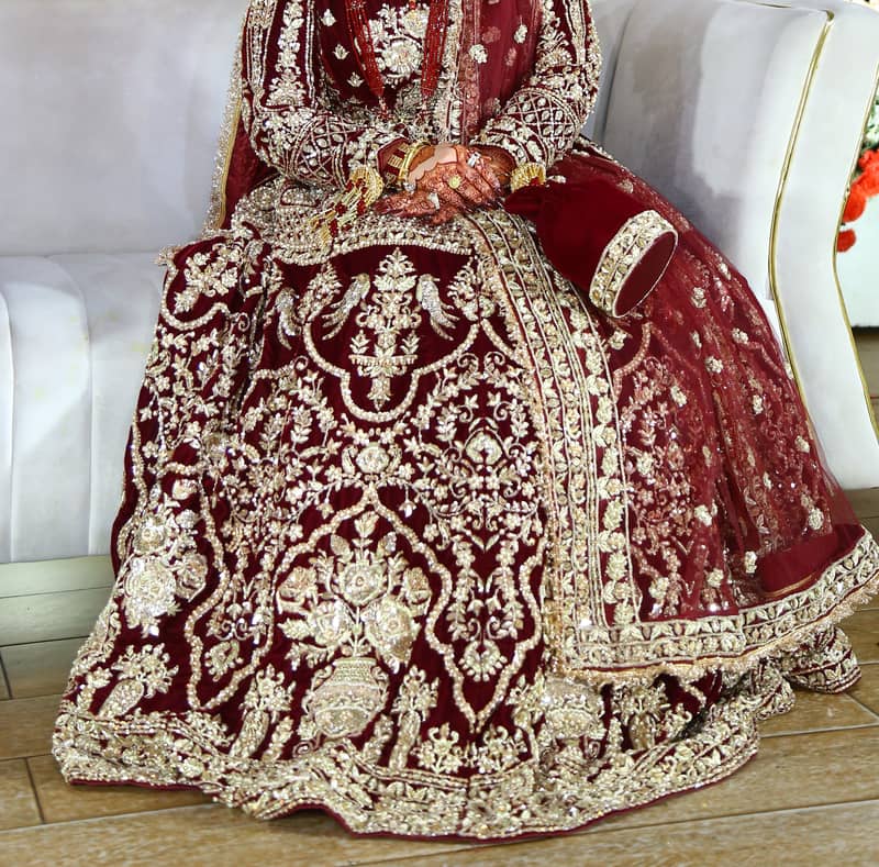 MNR Bridal velvet Lehnga Choli 1