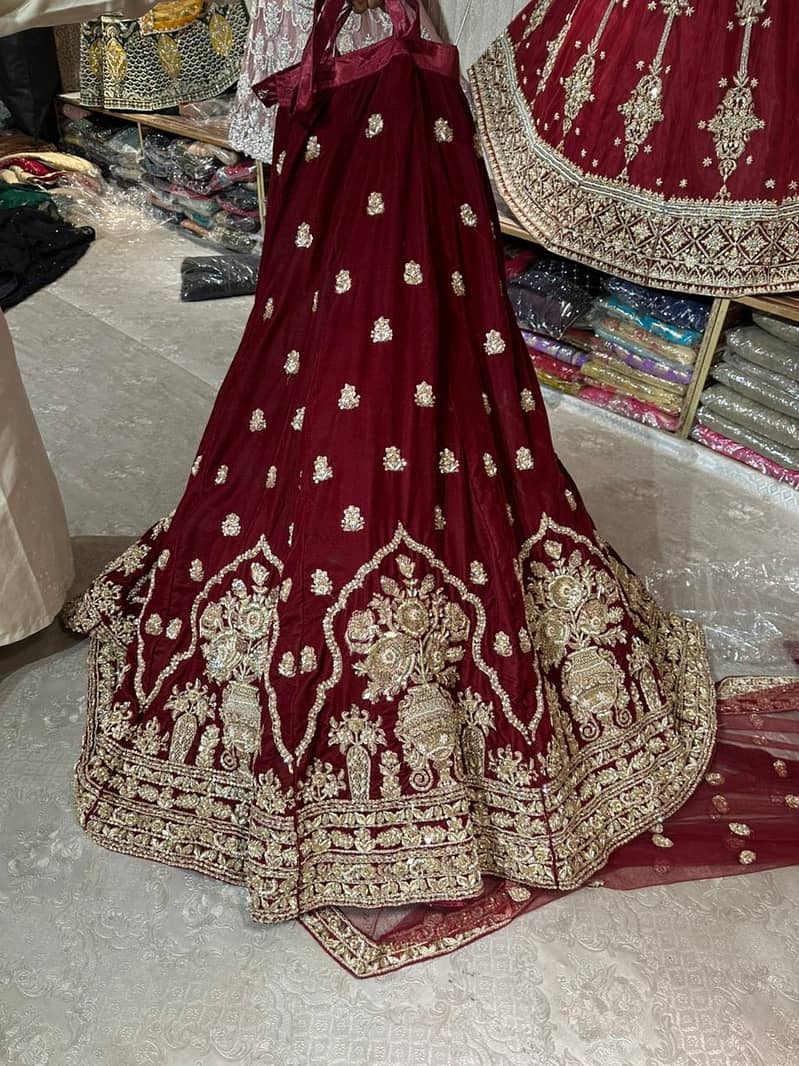 MNR Bridal velvet Lehnga Choli 2