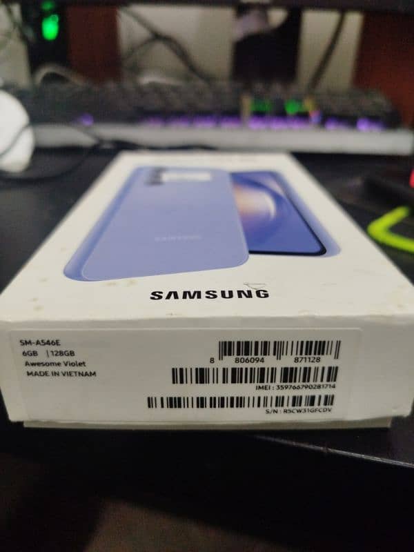 Samsung A54 official approved with box 6