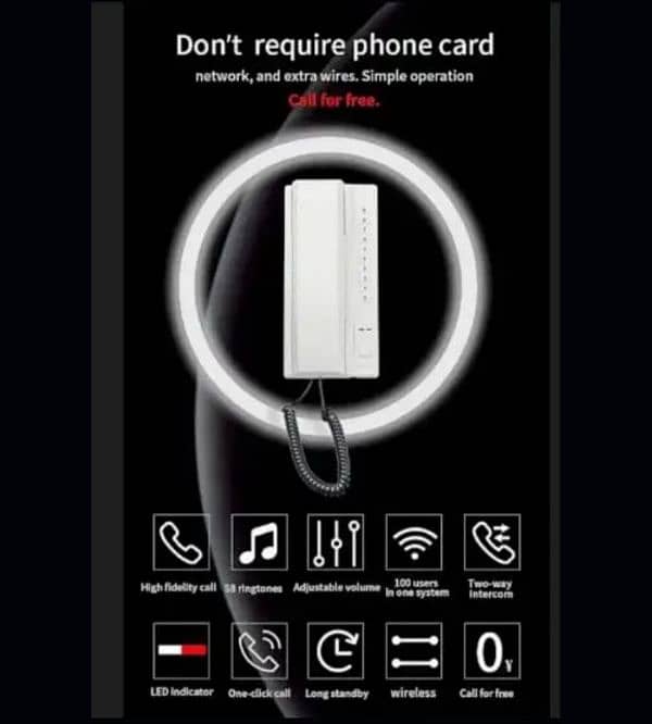 wirless intercome free call 2