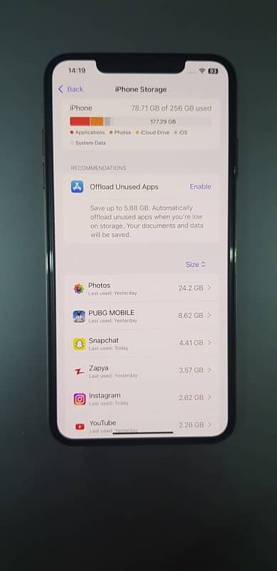 iPhone XSMAX, 256 Gb, Factory Unlock, 80% Health. 12