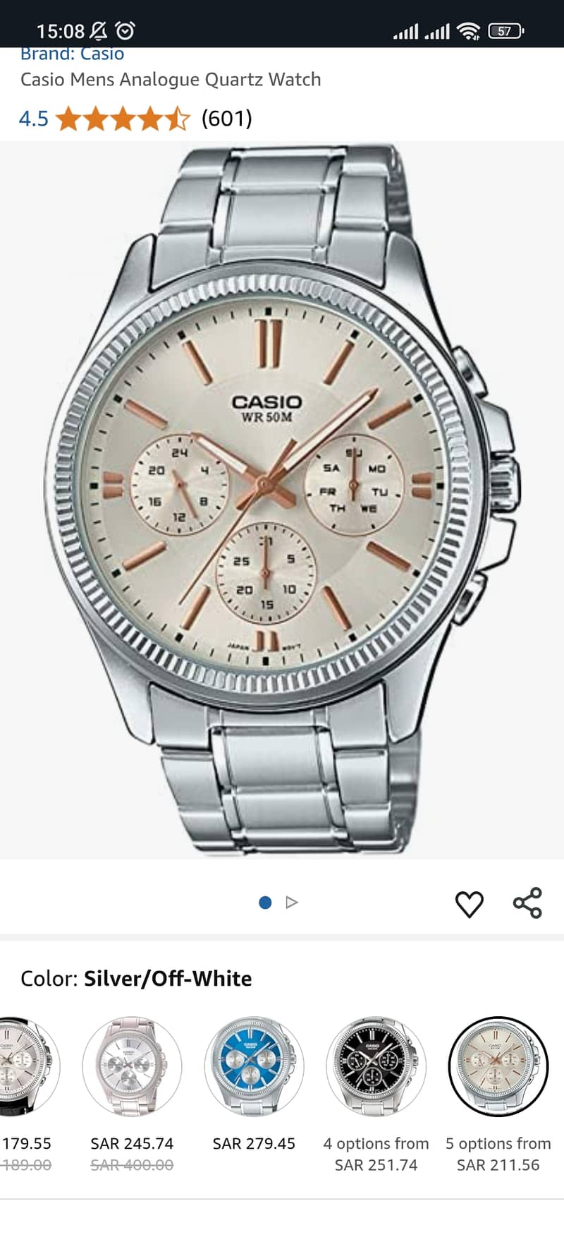 Casio watch 1