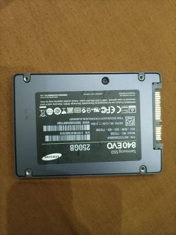 Samsung SSD 840EVO 250GB 0