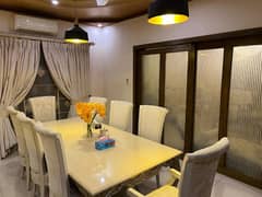 10 Marla brand new double unit fully furnished luxury house for rent in Bahria town phase 8 Rawalpindi.