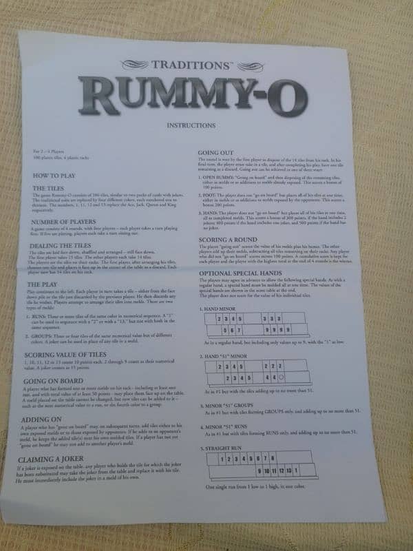 The Original Rummy Tile Board Game 3