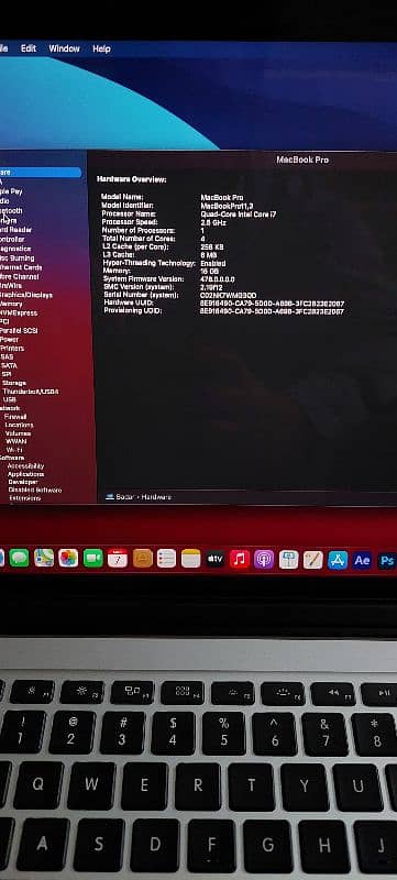 Macbook Pro 2014 15.4 16/512 3