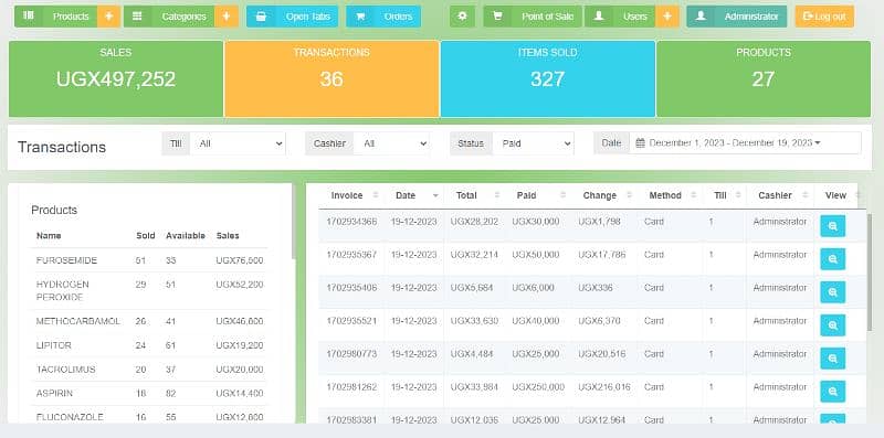 PharmaSpot Point of Sale Software For Windows Computer 03314152710 3