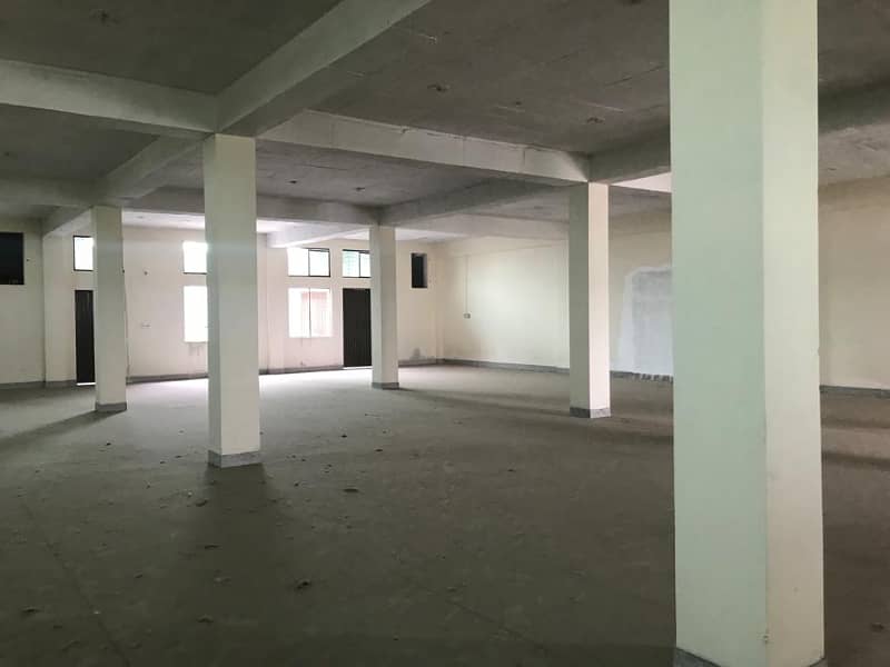 Premium 2.5 Kanal Double-Story Factory for Rent Gajju matta Near Ring Road 7