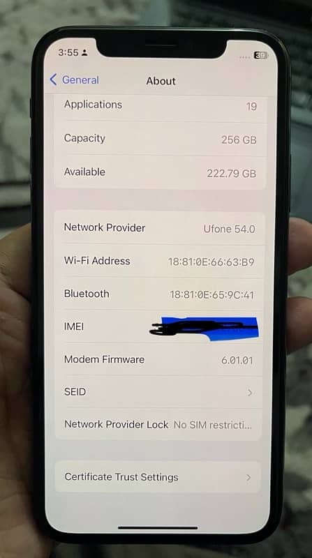 Iphone X 256gb PTA Approved 0